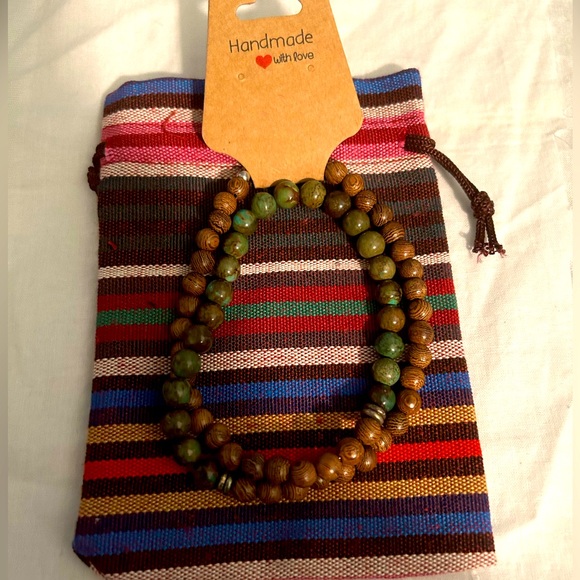 Turquoise Magnesite Necklace - Picture 4 of 4